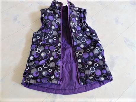 Obojstranná zateplená vesta, 122