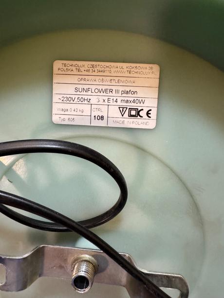 Svietidlo - lampa kvety, 