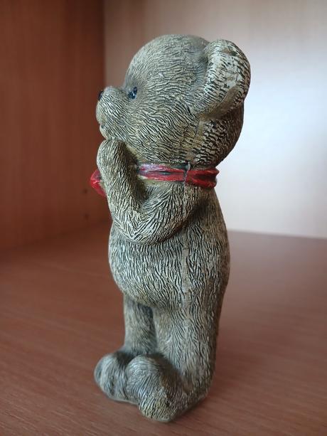 Keramický stojací medvedík 13,5 cm,