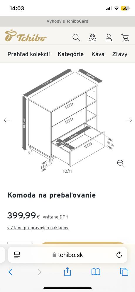 Prebaľovacia komoda, 