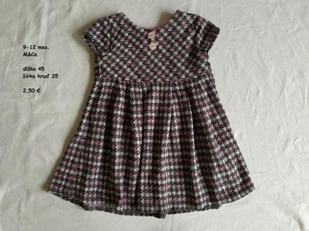 Šatičky 9-12mes., m&co,80