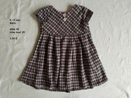 Šatičky 9-12mes., m&co,80
