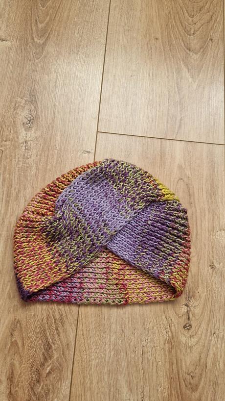Čiapka-turban veľ. 122-128 cm., 122