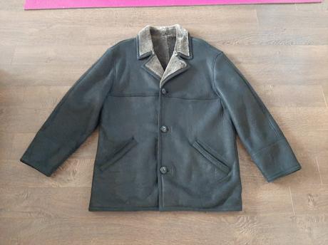 Kožuch z jahňaciny shearling   l-xl, 48