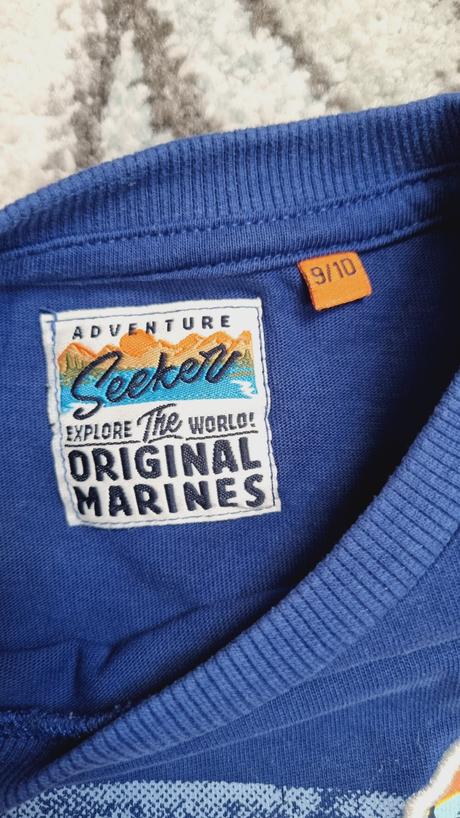 B3271 tričko hrubšie, original marines,140