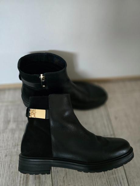 Tommy hilfiger kožené topanky, tommy hilfiger,39