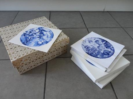 Porcelánové taniere rusia - závesné, dekoračné,