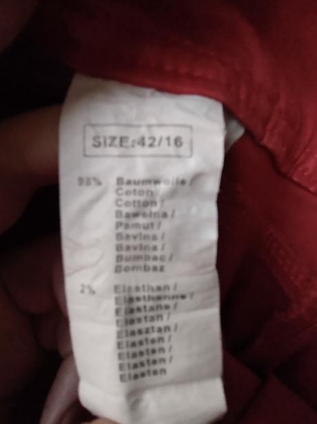 Červené nohavice, m