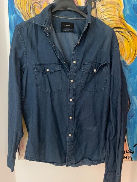 Pánska košeľa riflova reserved s, reserved,s