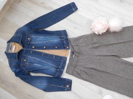 Riflová bunda tmavo modrá-36 v, top top stav,, orsay,36