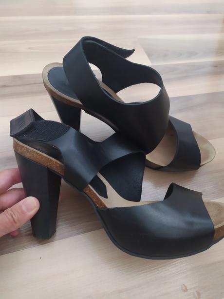 Kožené sandálky nessi, 39