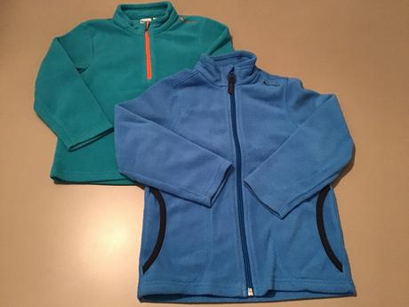 Fleecova mikina, decathlon,98