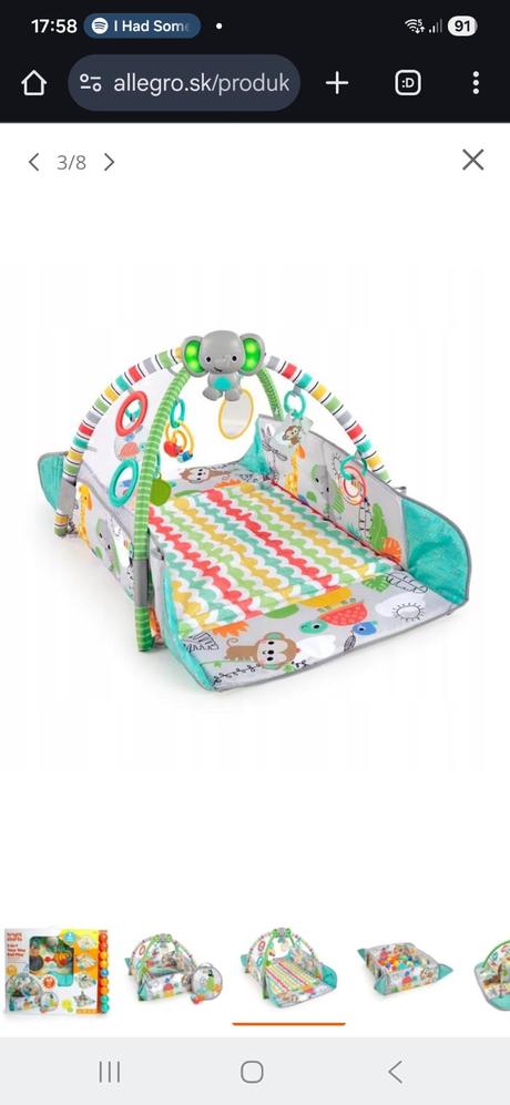 Hracia deka bright stars 5 in 1,