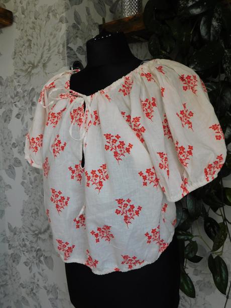 Letna lanova bluzka, h&m,40 / l