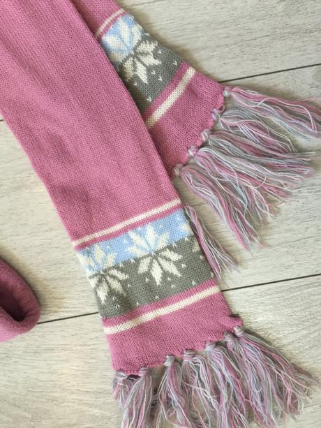 Dievčenska čiapka a šal 4-8 rokov, 122