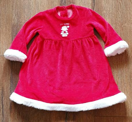 Vianočné šaty age na 12-18 mes., 86