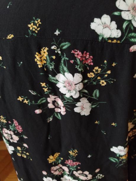 Kvetovana blúzka., h&m,xs