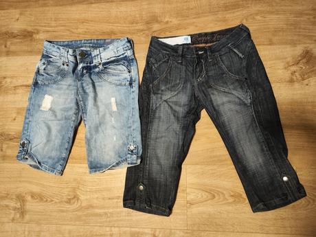 Trojštvrťové nohavice cross a cropp jeans, xs