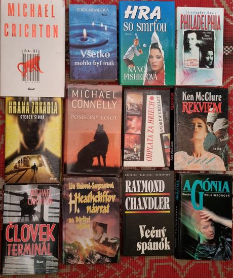 Knihy rôzne..krimi,