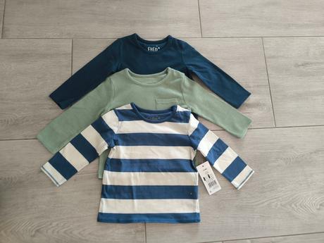 Tričká s dlhým rukávom 74, f&f,74