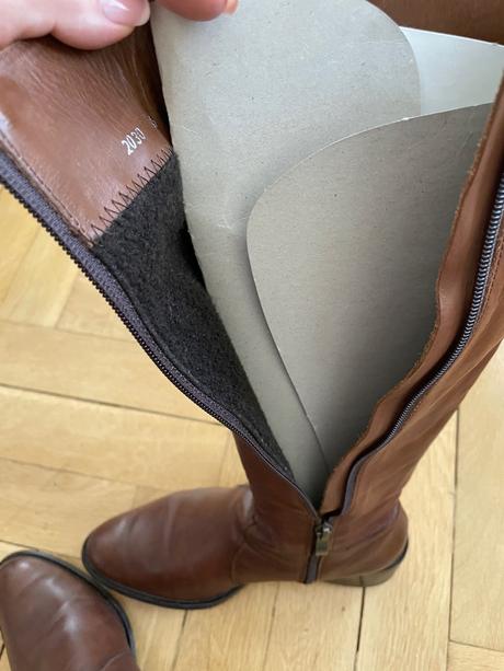 Damske cizmy, vel. 37, kozene, hnede, 37