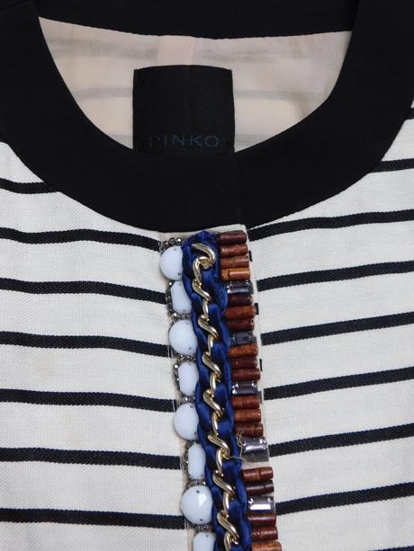 Luxusny lanovy blejzer, pinko,38