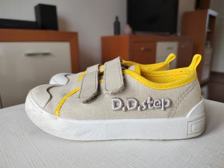Plátenky d.d.step žlto-šedé v.27, d.d.step,27