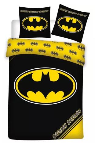 Obliečky 140x200 batman znak - skladom, brm007635, šírka (cm): 140,dĺžka (cm): 200