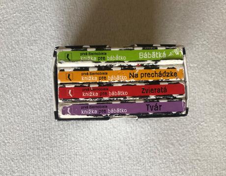 Prvá čiernobiela knižnica pre bábätká, 4 knižky,