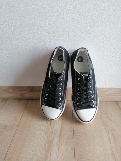 Dámske čierne tenisky, 39
