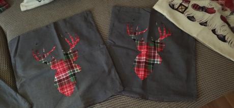 Obliečky vianočné na vankúšik 3 ks,