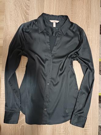 Tmavomodra bluzka, h&m,s