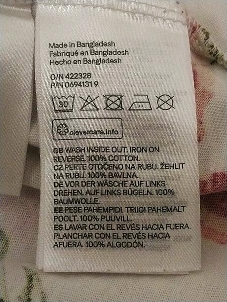 Biele tričko s farebným motívom, h&m, 158-164 cm, h&m,164