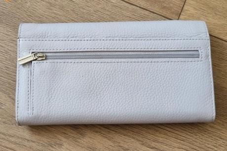 Kožená bledučkofialová peňaženka mohely, 