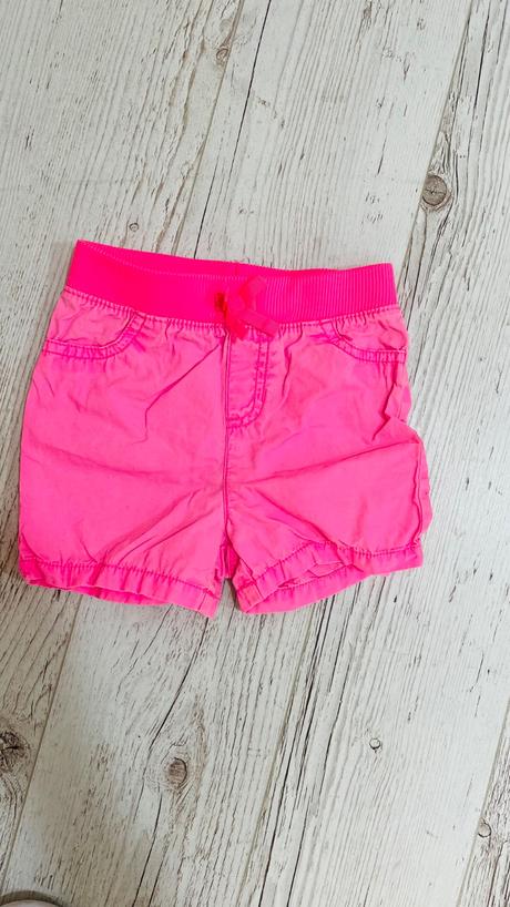 Ružové kraťasy 2ks 86, h&m,86