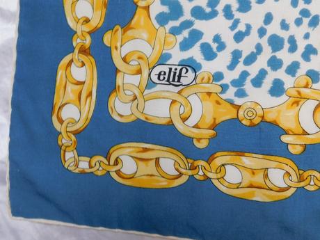 Elif kvalitná luxusna hodvabna elegantná šatka, xl