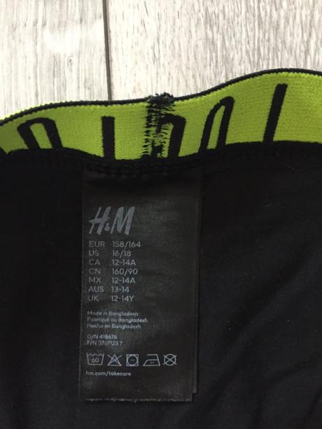 Chlapčenske boxerky 5ks, 12-14 rokov, h&m,158
