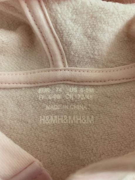 Bundicka s kapucňou hm, veľkosť 74, h&m,74