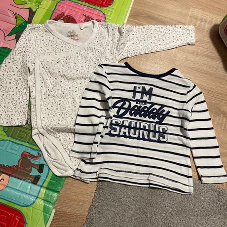 Set body a tričko na dlhý rukáv v 86/92, 92