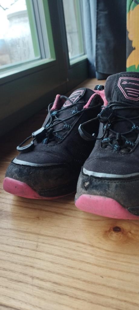 Turistické detské topanky, alpine pro,33