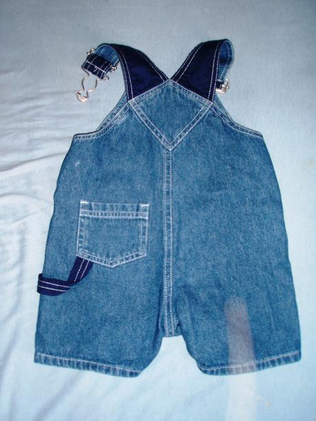 Kraťaskový overálik z tenučkej rifloviny, 68