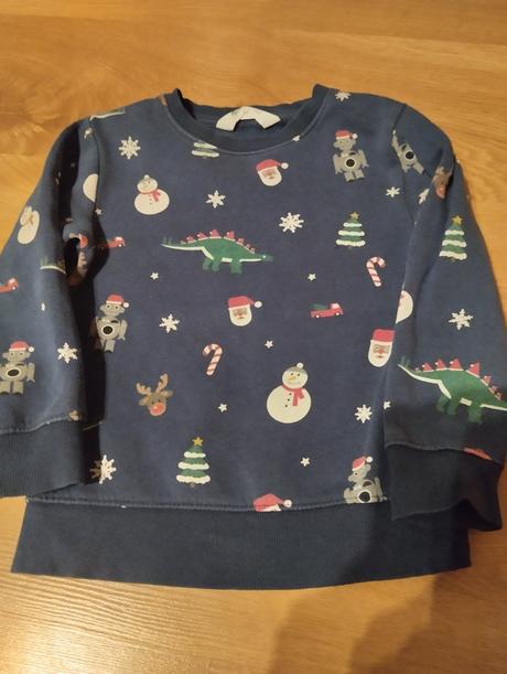 Vianocna mikina, h&m,110