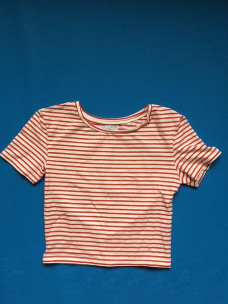 Tričko crop top, zara,146