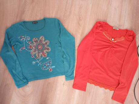 Romanticke tricko+tricko so strasami, m