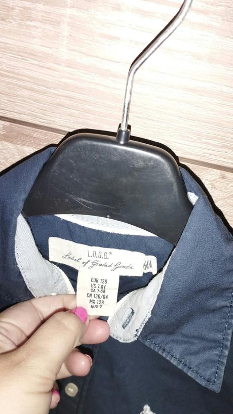 Štýlová košeľa, h&m,128