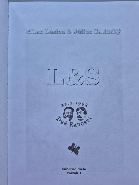 Kniha milan lasica & július satinský, 