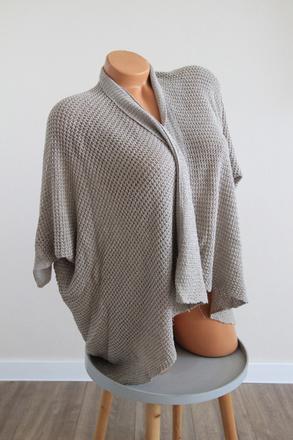 Béžovo zlatý kardigan, l, l