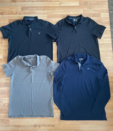 Balík značkových pánskych polokošiel, gant,xl