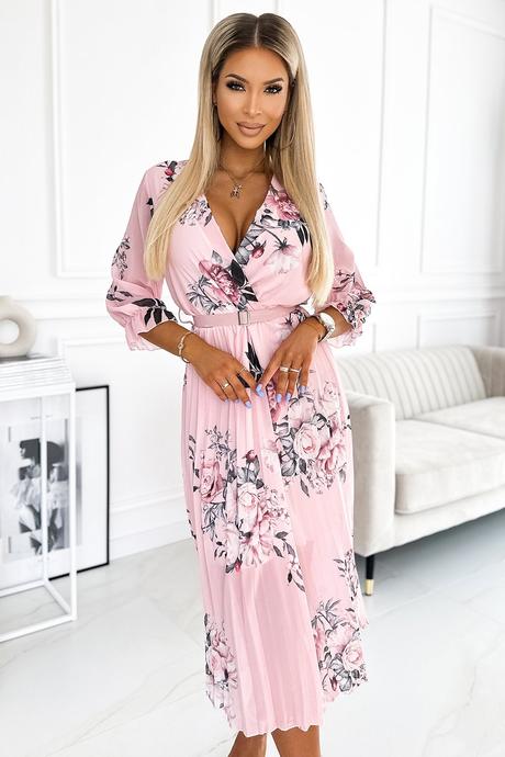 Dámske vzdušné šaty yuna 448-1,