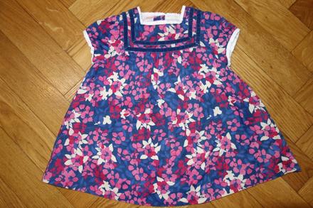 Kvietkované šaty 3-6m, 68